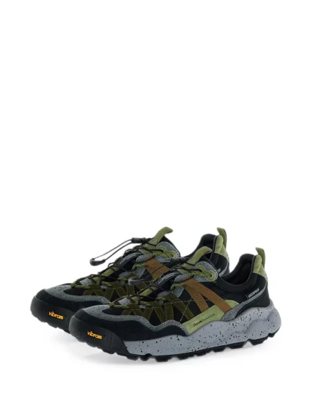 Szarvasbőr virágos sneaker Flower Mountain szürke