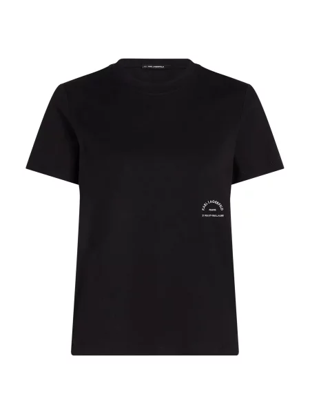 Karl Lagerfeld Tricou Rue St-Guillaume' negru
