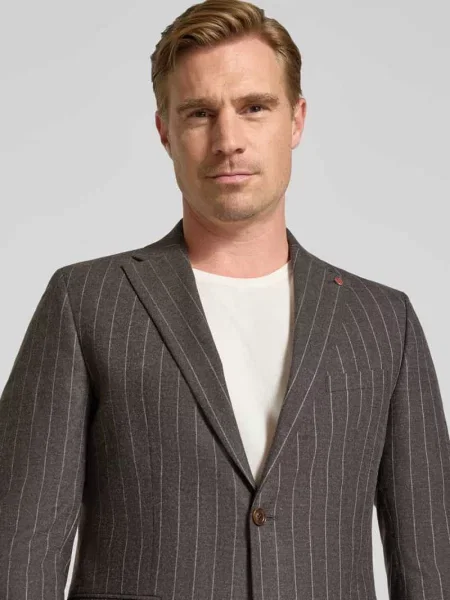 Marynarka o kroju slim fit z dodatkiem wełny model Colvin' Cg - Club Of Gents