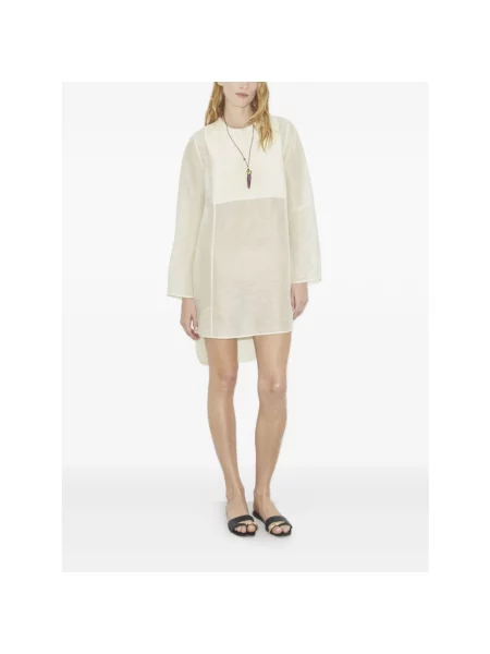 Sukienka Tory Burch beżowa