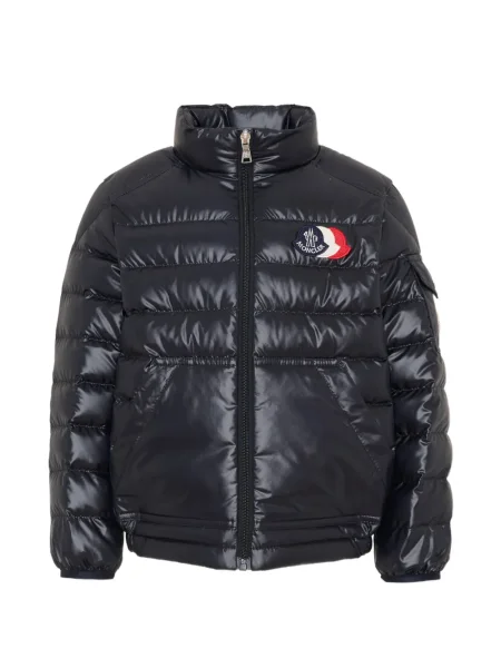 Kurtka puchowa dziecięca Moncler Enfant niebieska