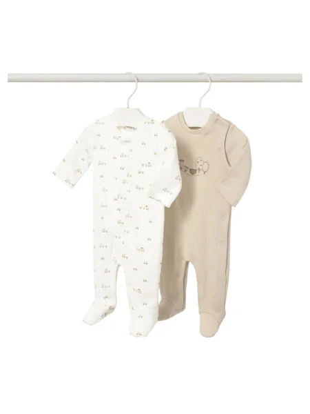Mayoral Set de pijamale tip salopetă﻿ bej