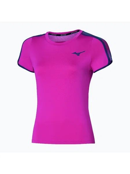 Tricou pentru femei Mizuno Frontier Tee W fuchsia purple violet