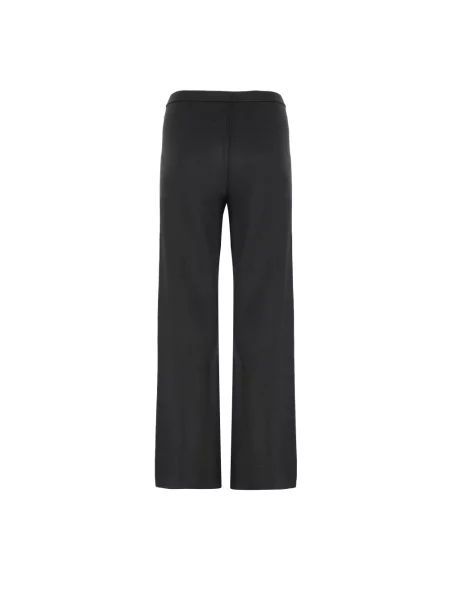 Calvin Klein Spodnie dzianinowe Wide Leg czarny