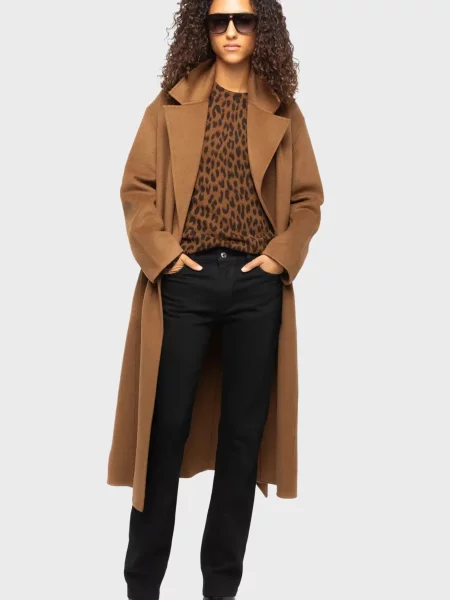 Шерстяное пальто Zadig&voltaire коричневое