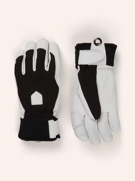 Hestra Lyžařské Rukavice Army Leather Female / černá bílá