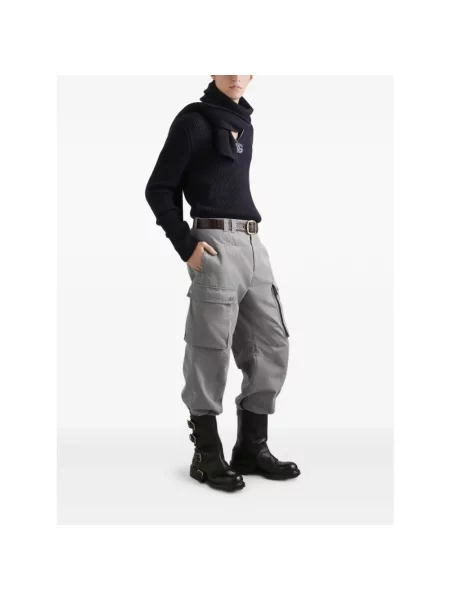 Sweter Dolce And Gabbana wełniany niebieski