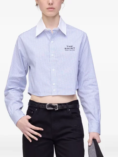 Cropp cămașă Marc Jacobs în carouri albastru