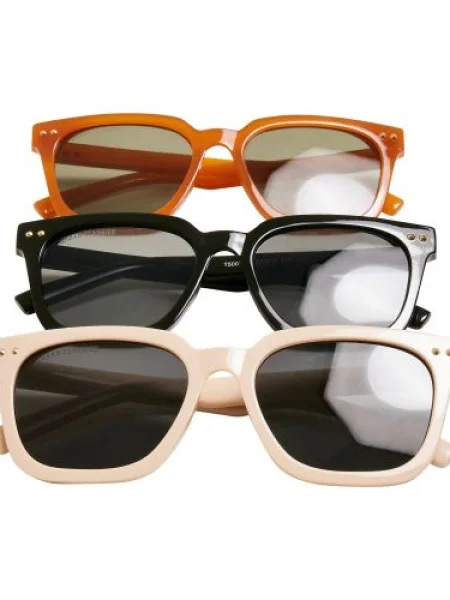 Urban Classics Ochelari de soare Chicago bej / portocaliu închis negru