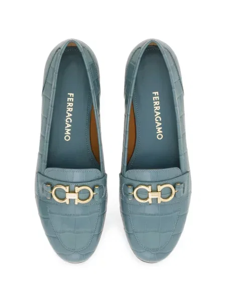 Mokasíny Ferragamo modrá