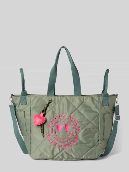 Torba shopper z haftem model „Love” Miss Goodlife