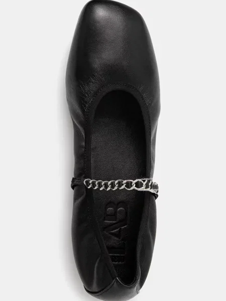 Кожаные балетки Answear.lab черные