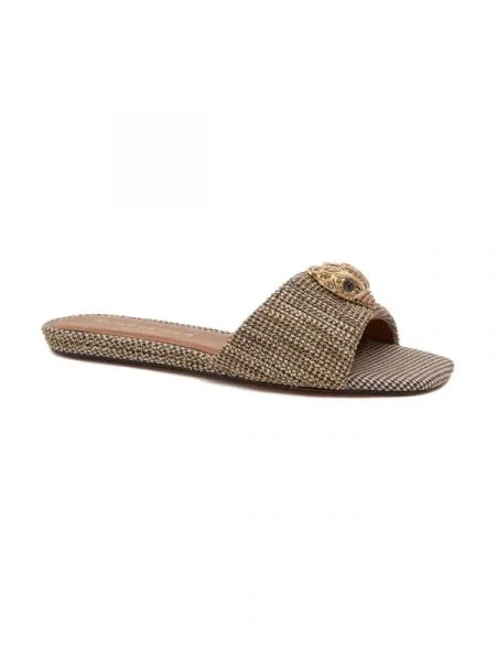 Kurt Geiger Șlapi auriu