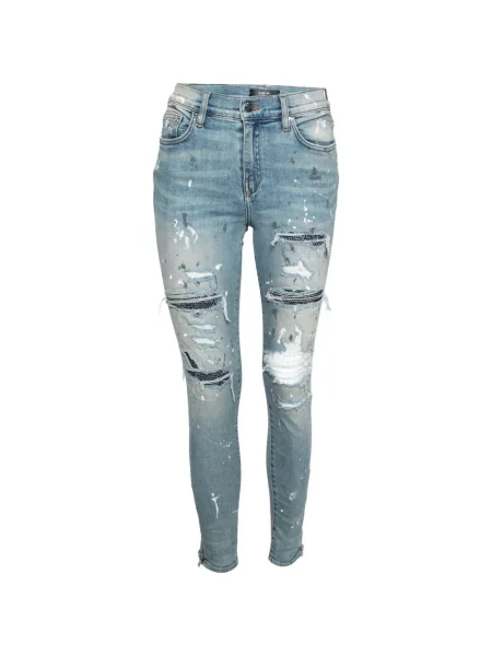 Blugi skinny Amiri zdrențuiți skinny fit albastru