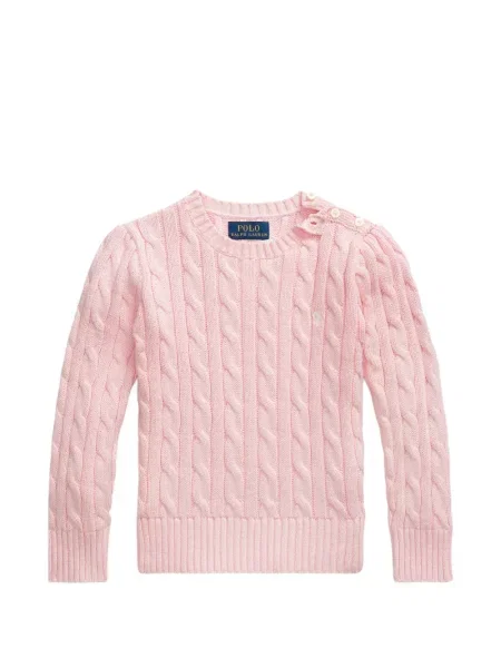 Sweter dziecięcy Polo Ralph Lauren różowy