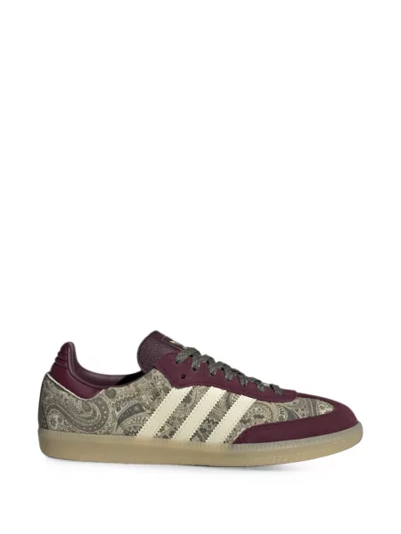 Sneakerși Adidas Samba cu imagine cu model paisley maro