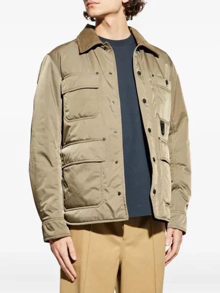 Geacă cu puf Moncler Grenoble de catifea cord