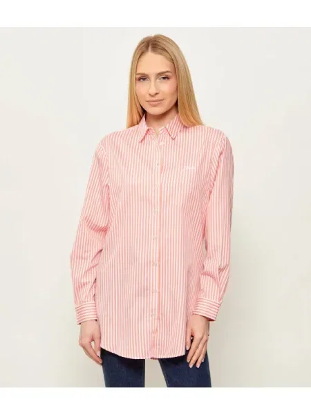 GUESS Cămașă TECLA | Oversize fit roz