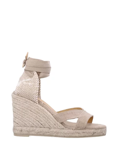 Espadrilky Castañer na klínovém podpatku