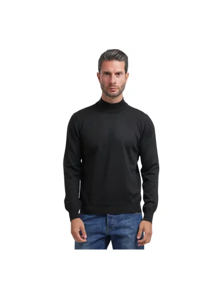 Sweter Gran Sasso wełniany czarny