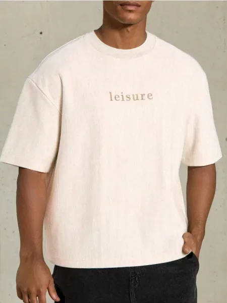 Sinsay Mikina s krátkými rukávy krémová