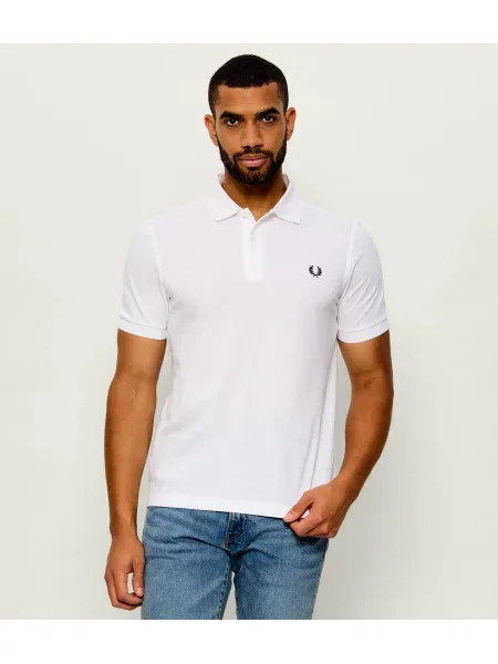 Tricou polo Fred Perry alb