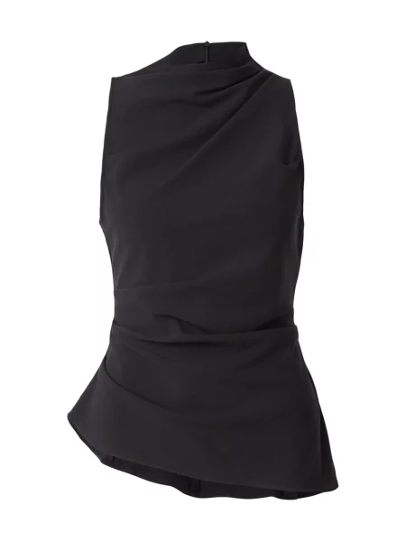 WEEKDAY Bluză Fauna' negru