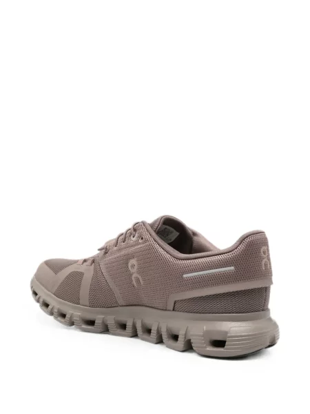 Sneakerși On plasă maro