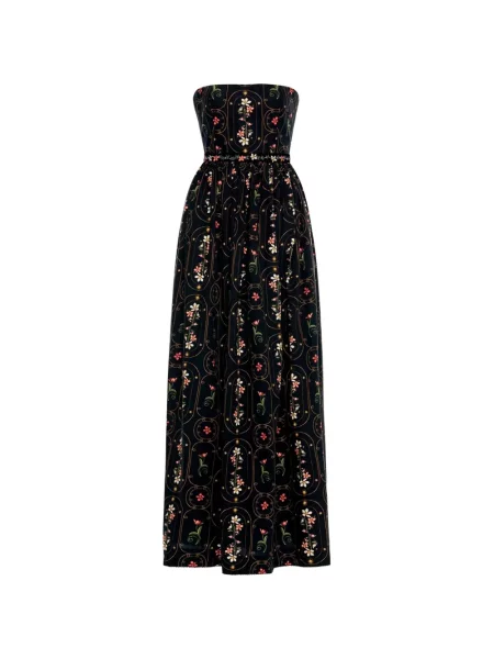 Rochie maxi Agua By Agua Bendita negru