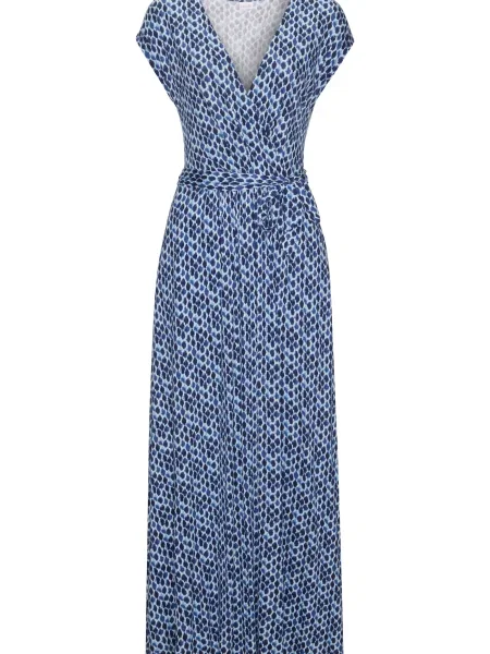 LASCANA Rochie albastru / bleumarin alb