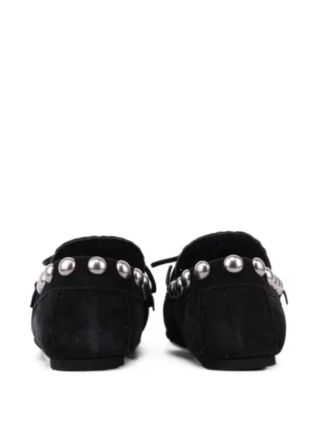 Pantofi loafer Isabel Marant din piele de căprioară negru