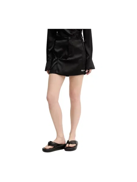 Karl Lagerfeld Jeans spódnica mini prosta czarny