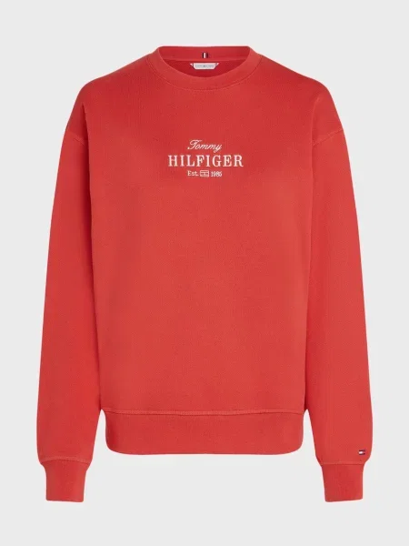 Світшот Tommy Hilfiger червоний