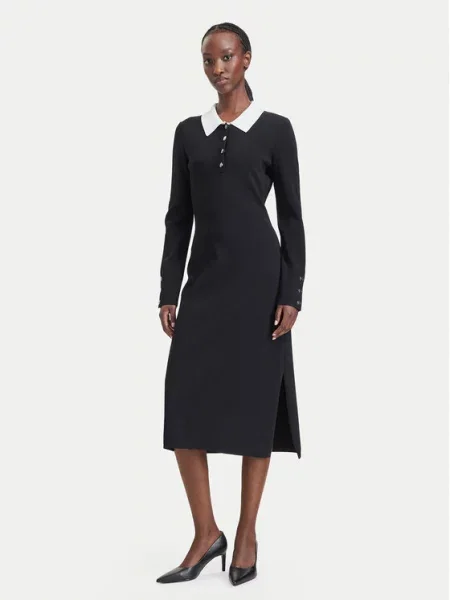 KARL LAGERFELD Rochie tricotată negru
