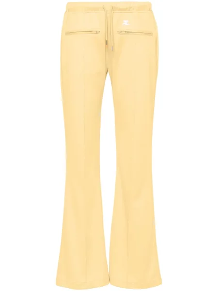 Pantaloni Courreges galben
