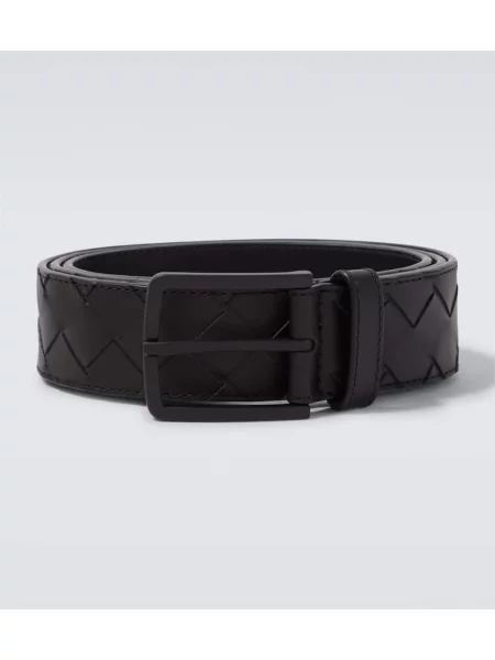 Curea Bottega Veneta din piele negru