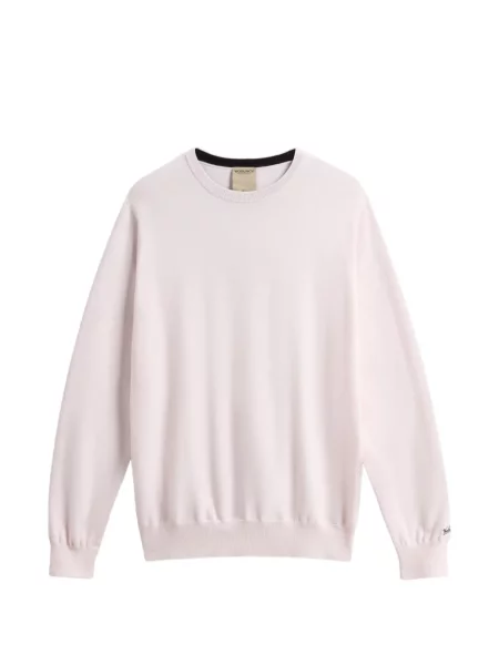 Hanorac crewneck Woolrich cu autograf roz