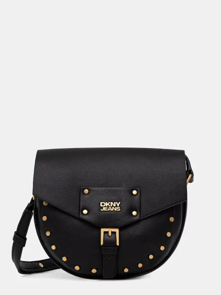 DKNY geantă crossbody pentru femei cu imitație de piele PAYTON negru