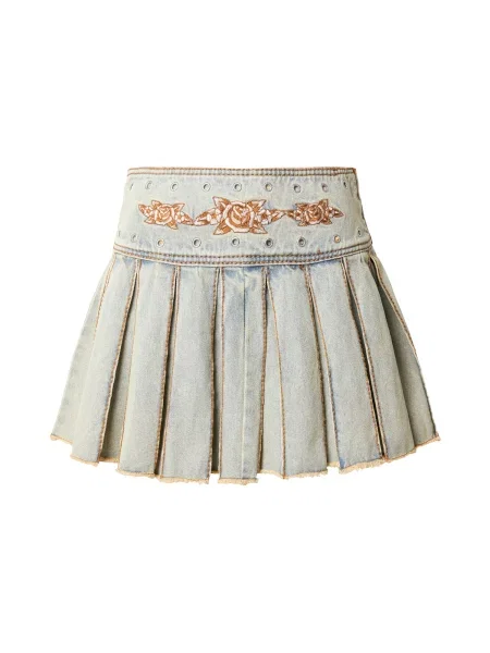 Ed Hardy Fustă denim / maro ruginiu albastru