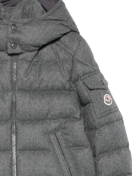 Kurtka dziecięca Moncler Enfant szara