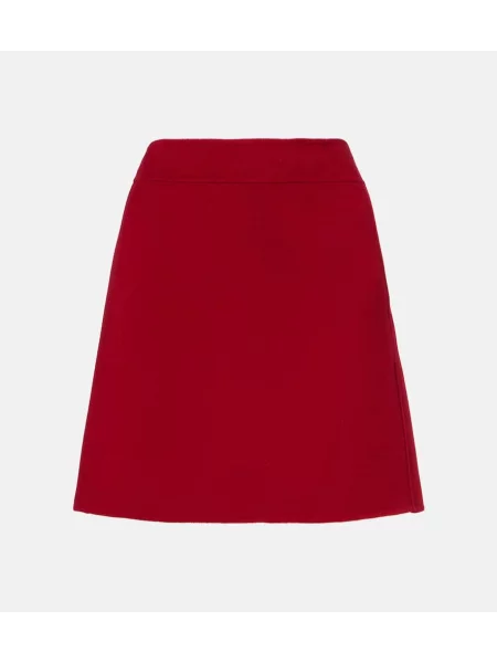 Fustă 's Max Mara de lână roșu
