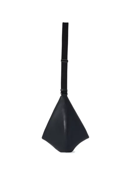 Geantă The Row din piele negru