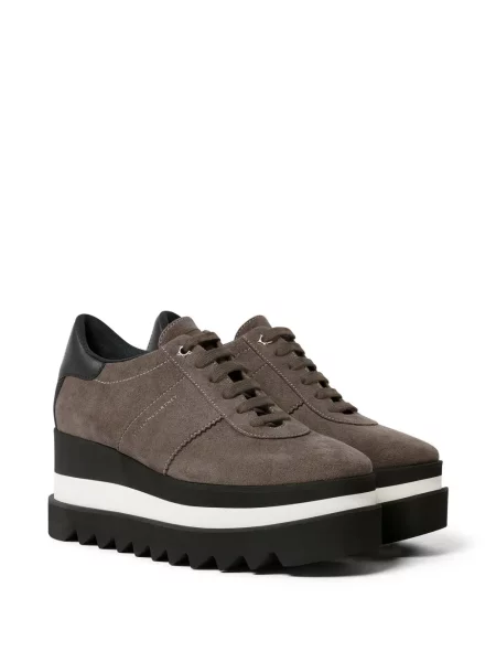 Pantofi derby Stella Mccartney cu platformă maro