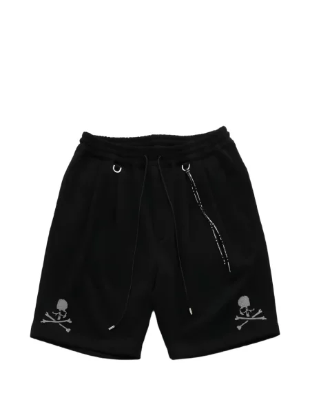 Pantaloni scurți Mastermind Japan cu imagine negru
