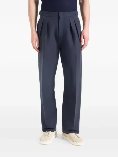 Plisované kalhoty Manière De Voir černé