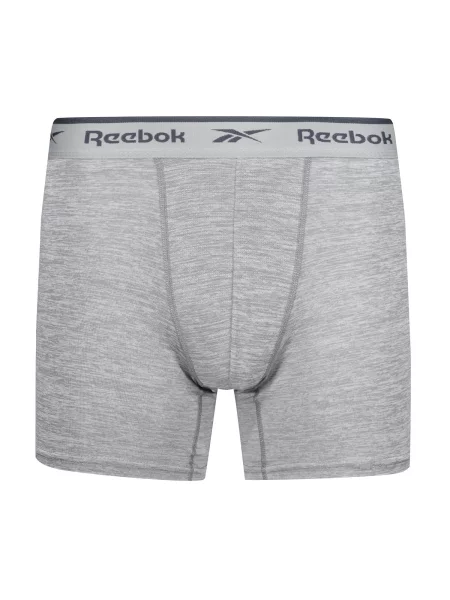 Reebok Boxerky AINSLIE námornícka modrá / sivá melírovaná / čierna biela