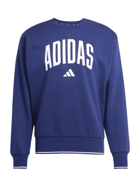 ADIDAS SPORTSWEAR Športna majica COLLEGIATE temno modra bela