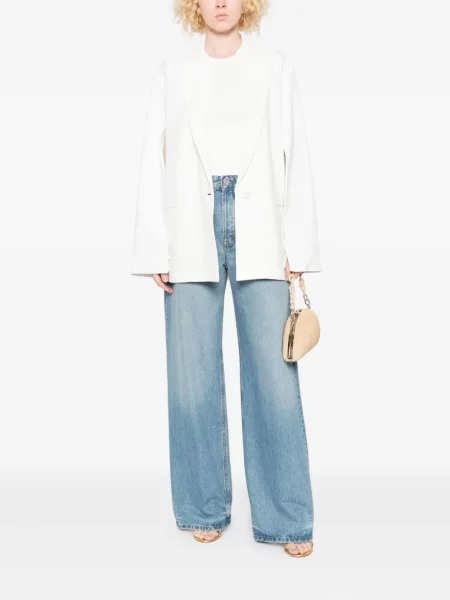 Sacou Alberta Ferretti alb