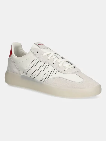 Кожени маратонки adidas Barreda Decode V2 сиво бежово