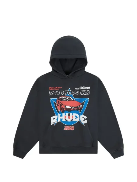 Hanorac cu glugă Rhude negru